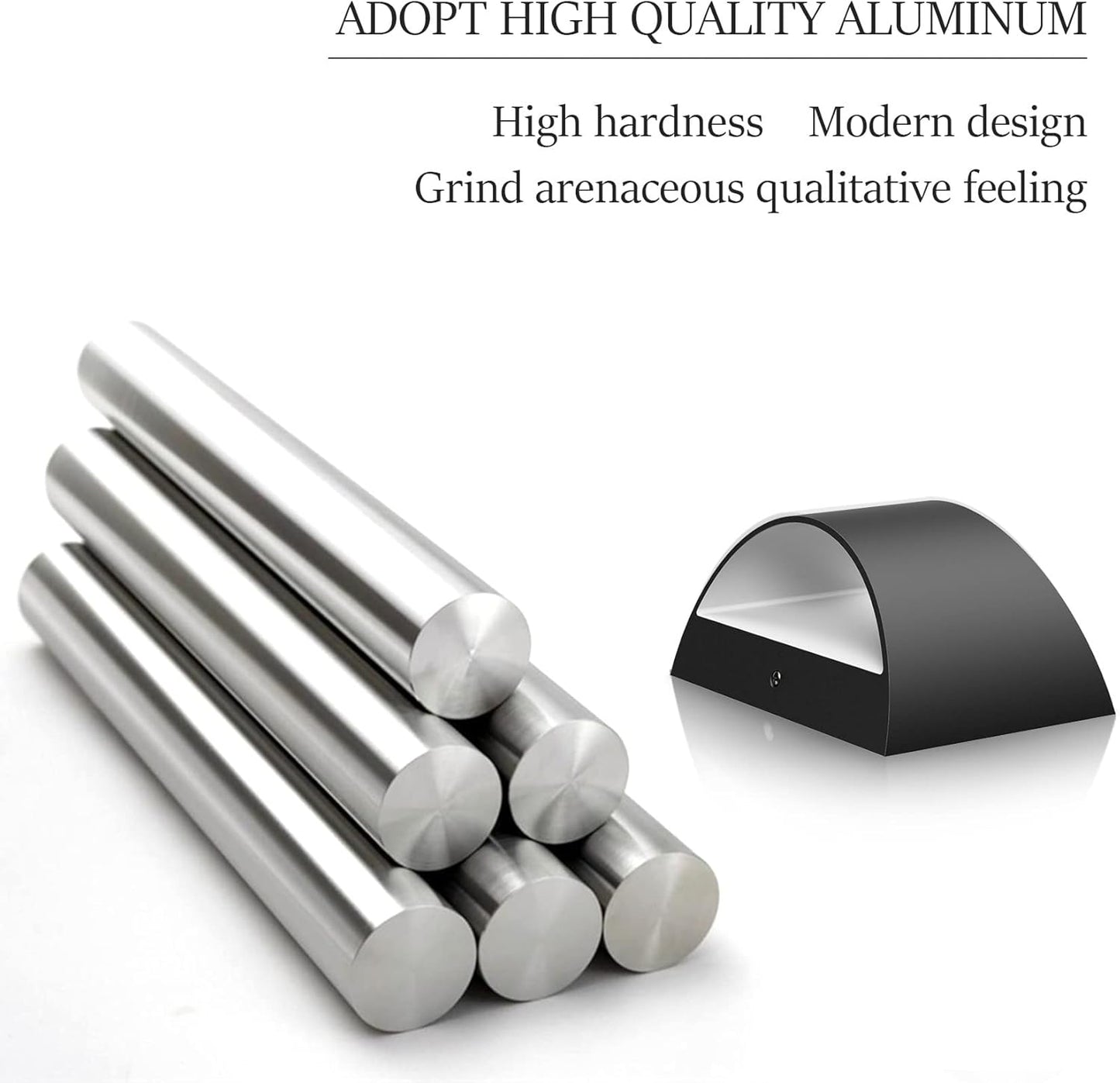Elegant Black LED Wall Light