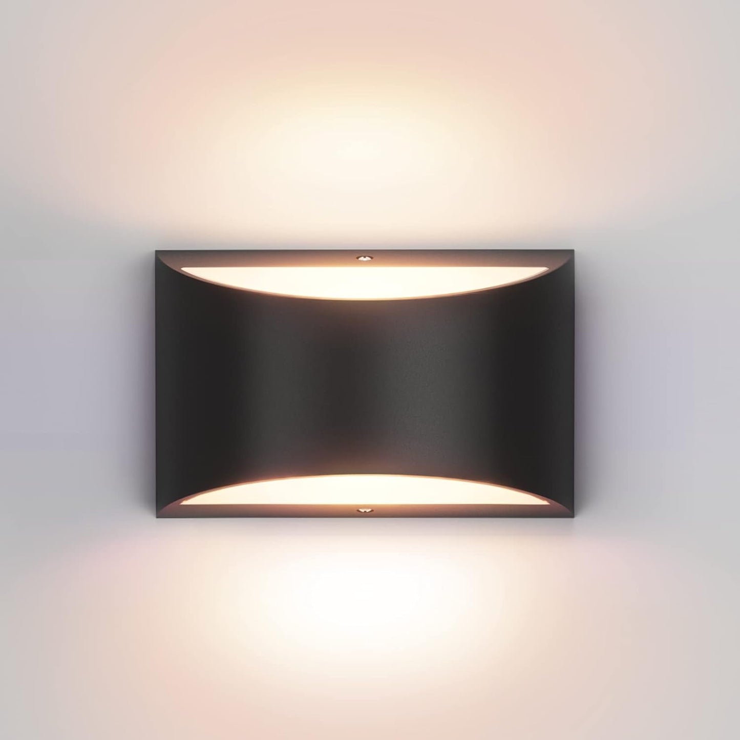 Elegant Black LED Wall Light