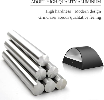 Elegant Black LED Wall Light