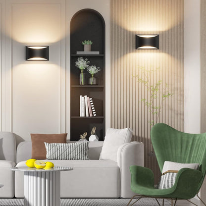 Elegant Black LED Wall Light